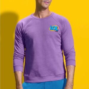 PELETON | Unisex Purple Sweatshirt Cody Rigsby LOL Cycling Athletic Size XS